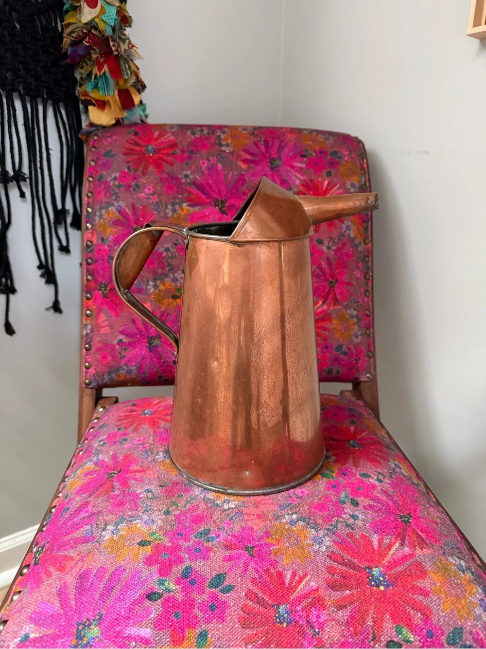 Vintage Copper Liquid Measuring Pourer